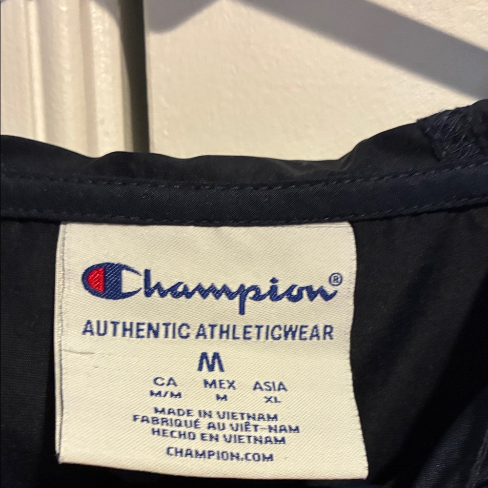 Champion Hooded Windbreaker Jacket with Flag Tiger Graphic - Picture 3 of 8
